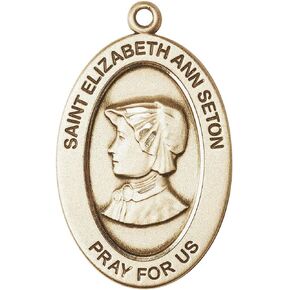 14kt Gold Filled Saint Elizabeth Ann Seton Medal in Saudi Arabia