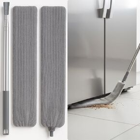 منظف ​​الغبار ذو الفجوة القابلة للسحب تحت أداة تنظيف الأجهزة، منفضة غبار مسطحة من بافيزيوز لسرير الأريكة وموقد الثلاجة تحت الثلاجة، منفضة نحيفة رفيعة للمساحات الضيقة in Kuwait