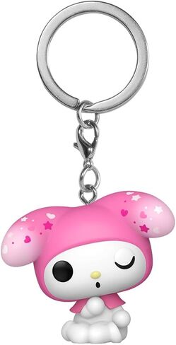 Funko Pop! Keychain: Kuromi 20th Anniversary &My Melody 50th Anniversary - My Melody - Hello Kitty Novelty Keyring - Collectable Mini Figure - Stocking Filler - Official Merchandise - Backpack Décor in Saudi Arabia