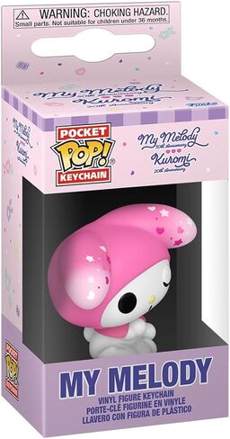 Funko Pop! Keychain: Kuromi 20th Anniversary &My Melody 50th Anniversary - My Melody - Hello Kitty Novelty Keyring - Collectable Mini Figure - Stocking Filler - Official Merchandise - Backpack Décor in Saudi Arabia