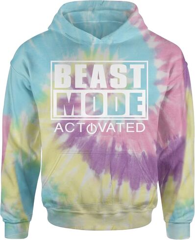 Activated Beast Mode Workout Gym Clothing Youth-Sized Hoodie, Soft Fleece, Graphic Design in Saudi Arabia