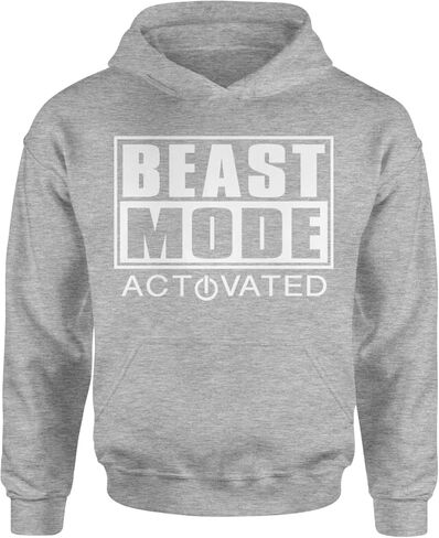 Activated Beast Mode Workout Gym Clothing Youth-Sized Hoodie, Soft Fleece, Graphic Design in Saudi Arabia