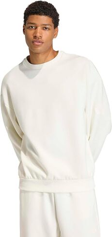 adidas Men's Soft Lux Loose Sweatshirt in Saudi Arabia