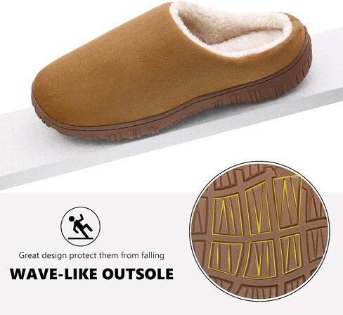 شبشب VLLy رجالي سهل الارتداء من الإسفنج الذكي وبطانة من القطيفة للاستخدام الداخلي والخارجي مع دعم للقوس in Kuwait