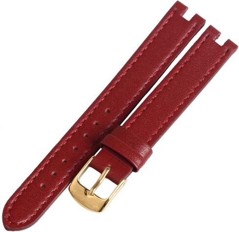 MJMT06 Watchbands Compatible With Tissot PINKY T084.210 Calf-leather Band Cow Leather Leather Strap Watch Band in Saudi Arabia