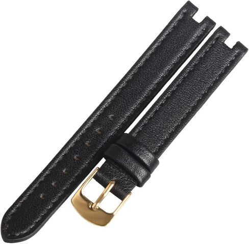 MJMT06 Watchbands Compatible With Tissot PINKY T084.210 Calf-leather Band Cow Leather Leather Strap Watch Band in Saudi Arabia