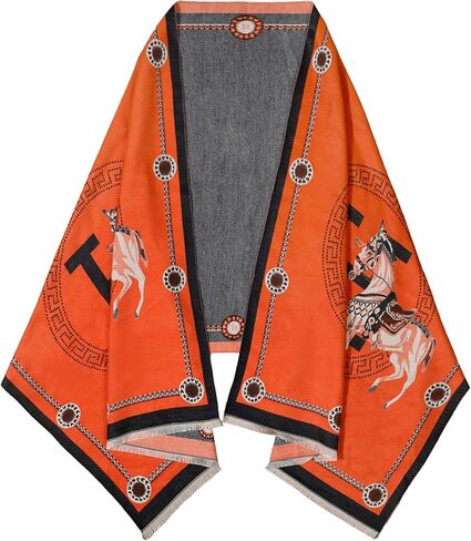 Winter Scarf Shawl Wraps for Women Warm Pashmina Soft Cashmere Feel in Saudi Arabia