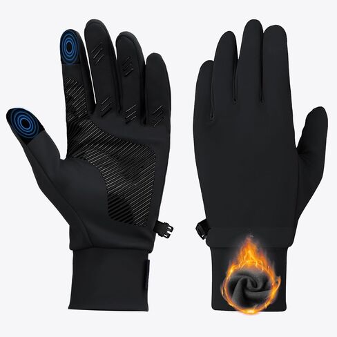 Winter Gloves for Women Men, Touchscreen Thermal Gloves Cold Weather Warm Windproof Non-Slip Insulated Gloves for Running, Cycling, Biking & Outdoor Sports in Saudi Arabia