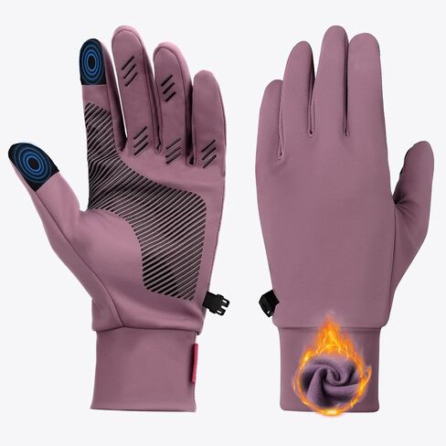 قفازات شتوية للنساء والرجال، قفازات حرارية تعمل باللمس للطقس البارد الدافئ مقاومة للرياح وغير قابلة للانزلاق معزولة للجري وركوب الدراجات وركوب الدراجات والرياضات الخارجية in Kuwait