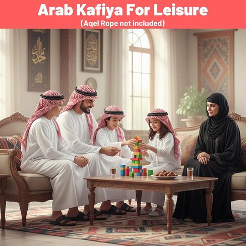 وشاح رأس عربي للرجال، عمامة شماغ عربية كوفية، وشاح رأس مسلم فلسطيني مخطط باللون الأحمر للرجال والنساء، عمامة شيخ مسلم السعودية دبي، غطاء رأس in Kuwait