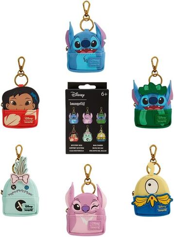 Loungefly Disney Lilo and Stitch Blind Box Mystery Bag Charm [One Random Keychain] in Saudi Arabia