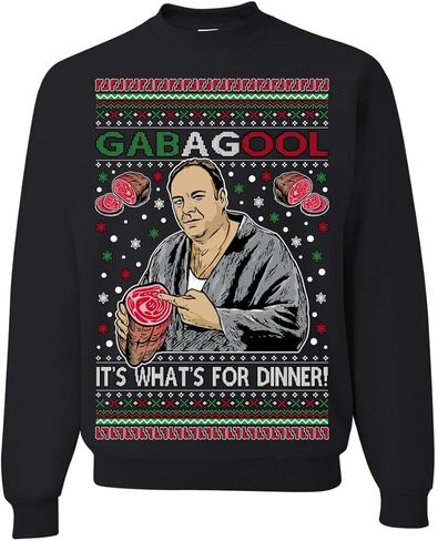 Wild Bobby Watch It Santa Funny Paulie Italian Mafia TV Show Ugly Christmas Sweater Crewneck Sweatshirt in Kuwait