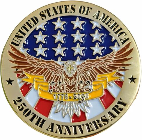 250th الذكرى الولايات المتحدة الأمريكية التلبيب دبابيس دبابيس 1776-2026 الاحتفال الوطني النسر شارة الأمريكية 4th من يوليو الملحقات in Kuwait