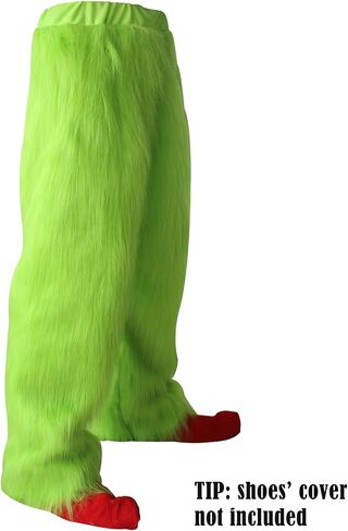 Christmas Costume Pants for Men Green Monster Costumes Furry Adult Santa Suit Christmas Outfit Halloween in Saudi Arabia