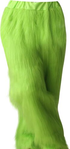 Christmas Costume Pants for Men Green Monster Costumes Furry Adult Santa Suit Christmas Outfit Halloween in Saudi Arabia