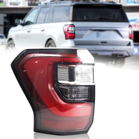 Chrome Bezel Outer Tail Light Rear Lamp Assembly Compatible for 2020 2021 2022 2023 GMC Acadia SL/SLE/SLT/DENALI Left Driver Side 84746543 GM2800315 in Kuwait