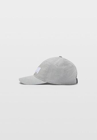 BMW M Contrast Cap – 100% Cotton, Adjustable 6-Panel Hat with Large M Logo - Mid Grey - One Size Fits Most in Saudi Arabia