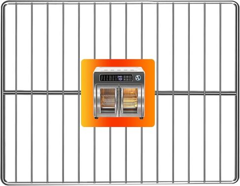 GWY Air Fryer Wire Rack for Emeril Lagasse Everyday 360 Air Fryer, Stainless Steel Air Fryer Replacement Parts Accessories Roasting Steamer Grill Racks,Not fit for Double doors Model in Saudi Arabia