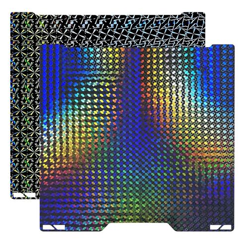 PEI PEO Build Plate for Bambu Lab A1 Mini Gradient Build Sheet Heated Bed Spring Steel Flexible Platform 183.5X183.5MM One Side Textured and One Side Smooth Board for 3D Printer in Saudi Arabia