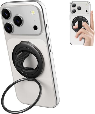 SODI Magnetic Phone Ring Holder Grip for Mag-safe & iPhone, Magnetic Ring for Phone Case Stand, Dual-side Magnetic Finger Ring Holder Kickstand, Compatible with iPhone 15 Pro Max, Plus 14 13 12 Series in Saudi Arabia