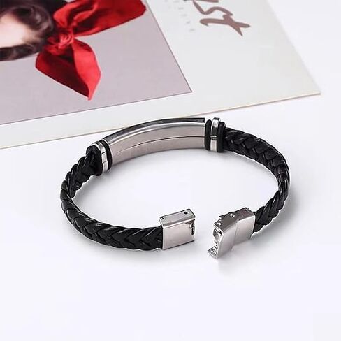 Remember Who The F You Are Motivationa Bracelet Dont Let The Hard Days Win Bracelet for Women Men Black Braided Inspirational Message Fashion Bracelets Jewelry Gifts in Saudi Arabia