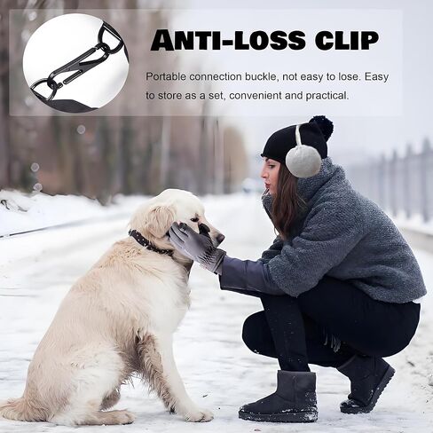 Winter Gloves for Men Women - Touchscreen Thermal Windproof Waterproof Cold Weather Gloves for Dog Walking in Saudi Arabia