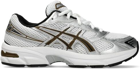 ASICS Kid's GEL-1130 Grade School Sportstyle Shoes, 5, WHITE/MIDNIGHT in Kuwait