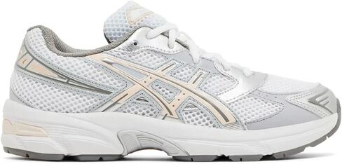 ASICS Kid's GEL-1130 Grade School Sportstyle Shoes, 5, WHITE/MIDNIGHT in Kuwait