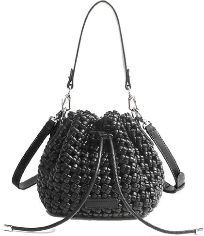Genuine Leather Weaving Design Tote Bag for Women, Shoulder Bag and Crossbody Handbag, Versatile for Ladies' Carry in Saudi Arabia