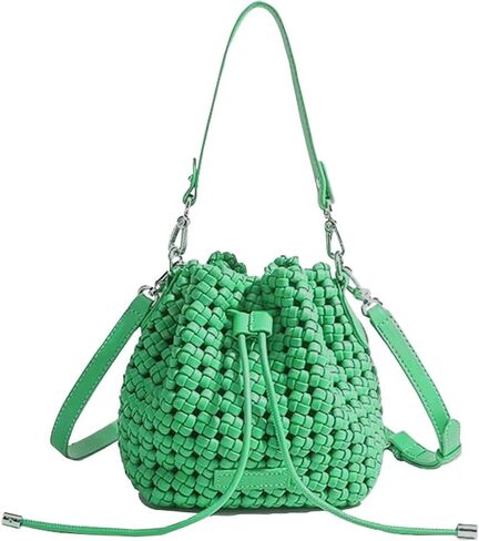 Genuine Leather Weaving Design Tote Bag for Women, Shoulder Bag and Crossbody Handbag, Versatile for Ladies' Carry in Saudi Arabia