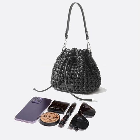 Genuine Leather Weaving Design Tote Bag for Women, Shoulder Bag and Crossbody Handbag, Versatile for Ladies' Carry in Saudi Arabia