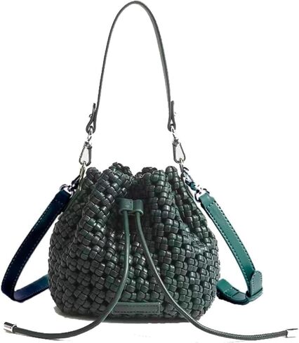 Genuine Leather Weaving Design Tote Bag for Women, Shoulder Bag and Crossbody Handbag, Versatile for Ladies' Carry in Saudi Arabia
