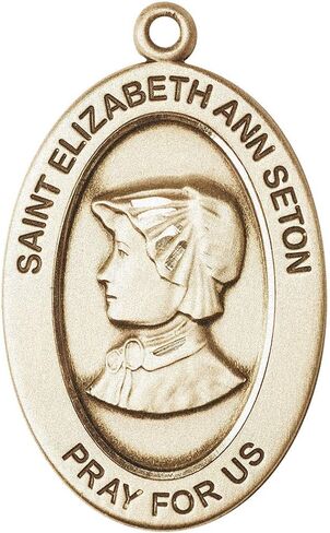 14kt Gold Filled Saint Elizabeth Ann Seton Medal in Saudi Arabia