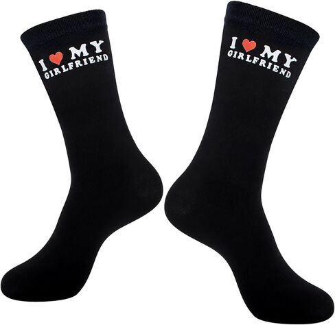 Joyline Romantic Gifts Funny I Love My Wife Husband Girlfriend Boyfriend Socks for Anniversary Valentine's Day Birthday Gifts in Saudi Arabia