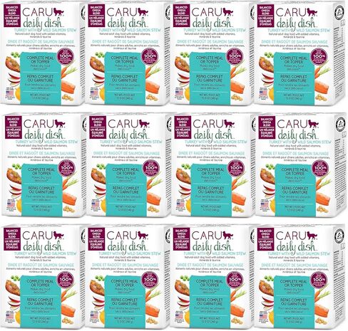 Caru - Daily Dish Beef with Chicken Stew - Healthy Functional Wet Dog Food or Topper - 12 oz Cartons - Pack of 4 in Kuwait