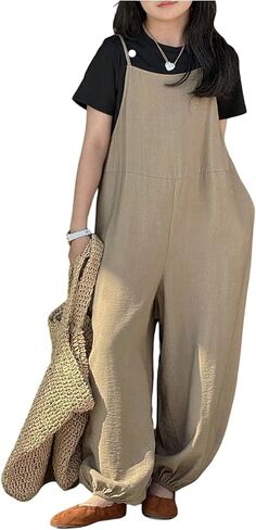 OYOANGLE Girl's 2 Piece Outfits Short Sleeve T-Shirt Wide Leg Pants Jumpsuit Cute Clothing Set in Saudi Arabia