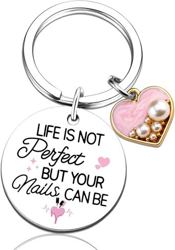 Nail Tech Gifts for Women Nail Tech Decor Manicurist Keychain for Women Nails Technician Gifts Birthday Gift for Beautician Graduation Christmas Presents for Manicurist in Saudi Arabia