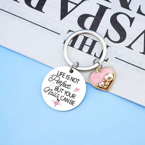 Nail Tech Gifts for Women Nail Tech Decor Manicurist Keychain for Women Nails Technician Gifts Birthday Gift for Beautician Graduation Christmas Presents for Manicurist in Saudi Arabia