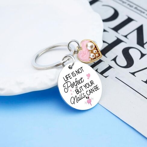 Nail Tech Gifts for Women Nail Tech Decor Manicurist Keychain for Women Nails Technician Gifts Birthday Gift for Beautician Graduation Christmas Presents for Manicurist in Saudi Arabia