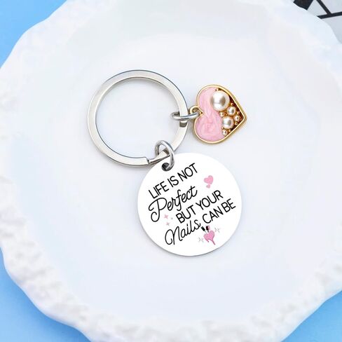 Nail Tech Gifts for Women Nail Tech Decor Manicurist Keychain for Women Nails Technician Gifts Birthday Gift for Beautician Graduation Christmas Presents for Manicurist in Saudi Arabia