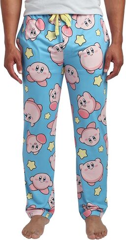 Kirby and Warp Star All-Over Print Men's Sleep Pajama Pants in Saudi Arabia