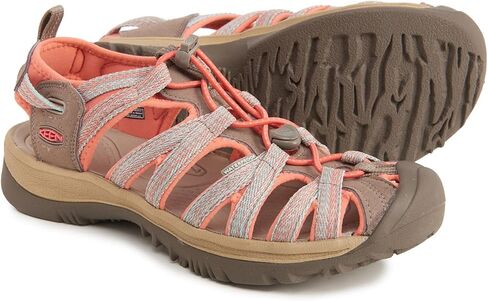 KEEN womens Whisper Sandal, Brown, 8 US in Saudi Arabia