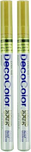 Uchida 120-C-GLD Marvy Deco Color Liquid Extra Fine Paint Marker, Gold in Saudi Arabia