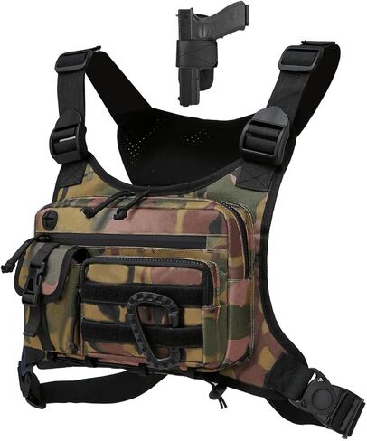 حقيبة صدر للرجال والنساء، حقيبة صدر للجري والتنزه سيرًا على الأقدام، حقيبة صدر EDC للرياضة والتدريبات in Kuwait