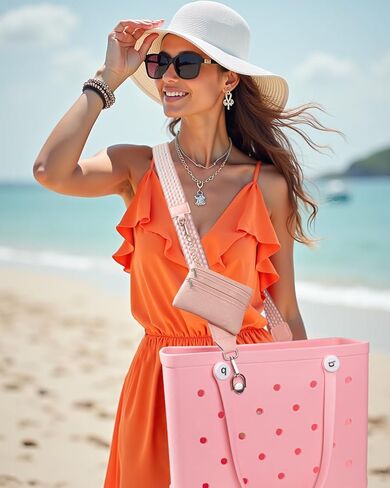 3 in 1 Strap for Bogg Bag Accessories &Clip and Go Strap for Phone Wallet Crossbody with Zippered Pouch in Saudi Arabia