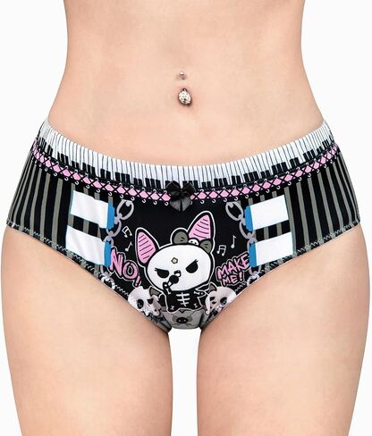 Littleforbig Women's Soft Silky Underwear Comfortable Hipster Briefs Babydoll Bella Goth Brat 'Oopsie' Potty Pants in Saudi Arabia
