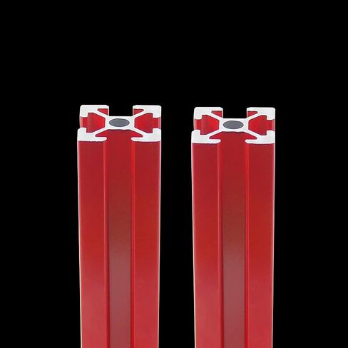 2 Pack 2020 Aluminum Extrusion Profile Length 17.72 inch / 450mm Silver, 20 x 20mm 20 Series T Type T-Slot European Standard Extrusions Profiles Anodized Linear Rail Guide Frame for CNC in Kuwait