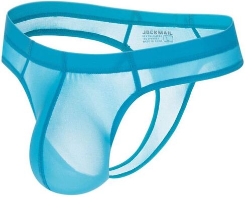 JOCKMAIL Mens Thongs Underwear JockStrap Mens Bikini Underwear G-string Jockstraps for Men Ice Silk Underwear in Saudi Arabia