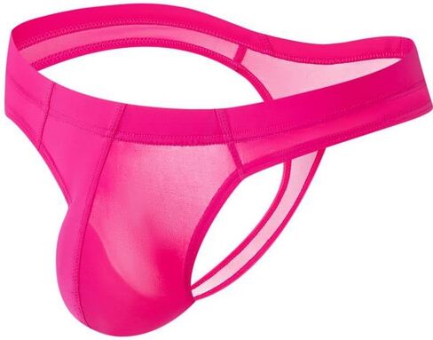 JOCKMAIL Mens Thongs Underwear JockStrap Mens Bikini Underwear G-string Jockstraps for Men Ice Silk Underwear in Saudi Arabia