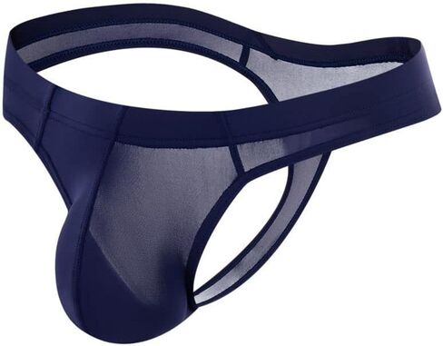JOCKMAIL Mens Thongs Underwear JockStrap Mens Bikini Underwear G-string Jockstraps for Men Ice Silk Underwear in Saudi Arabia